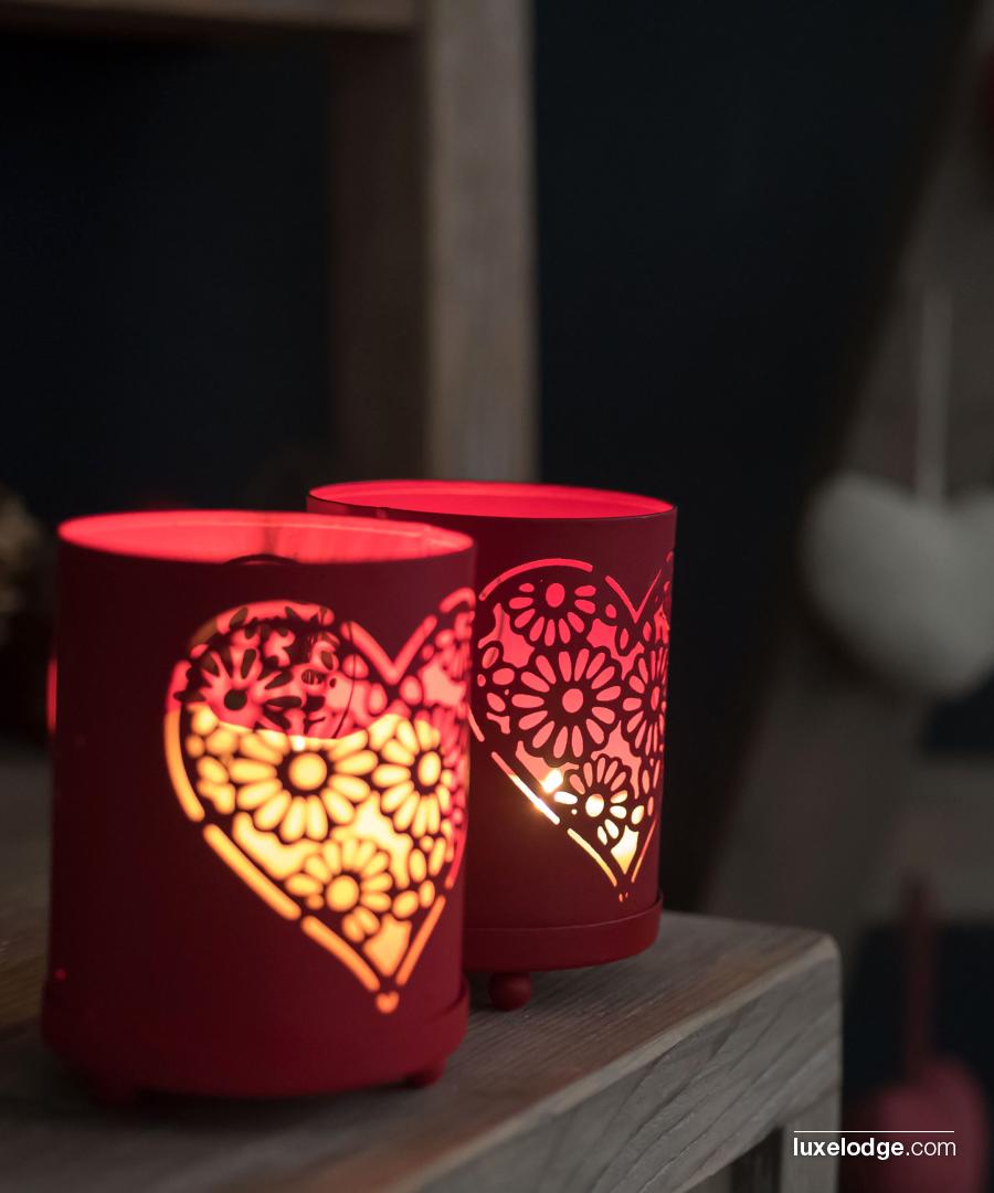 Lanterna Di Natale In Legno E Metallo Per Candele - Decorazione Vintage Per Interni Ed Esterni, Ideale Per Camino E Centrotavola - Foto 2