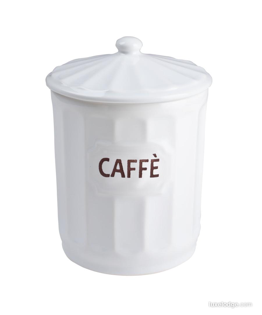 Made in Europe Ceramic Coffee jar Storage Jars Kitchen Luxelodge