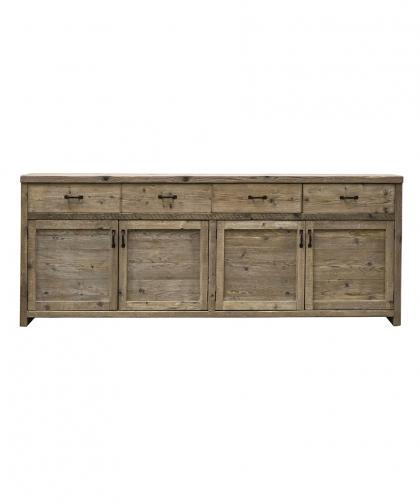 Extra large sideboard with four doors and four drawers. 