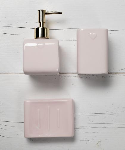 Porta saponetta Cuore, Ceramica per il bagno, Bagno